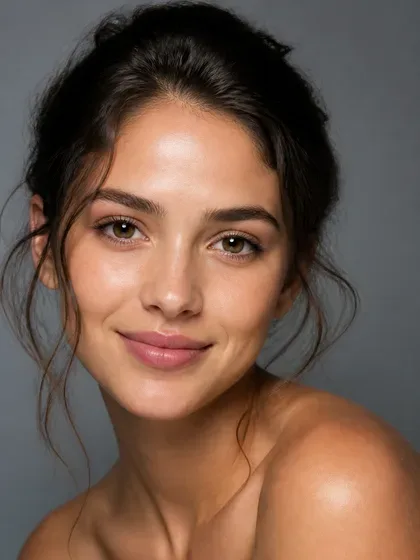 Natural beauty portrait of a woman