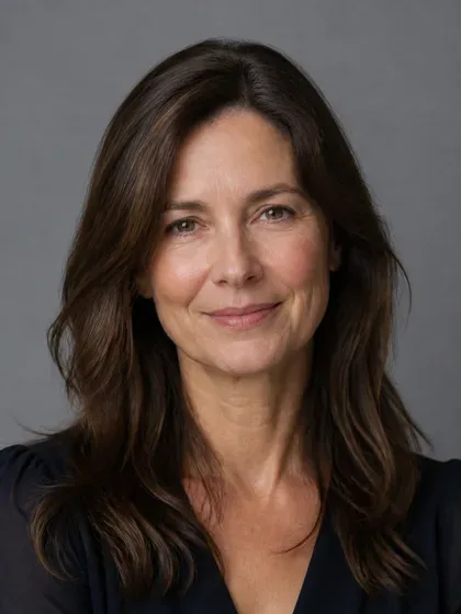Portrait of a woman in her forties