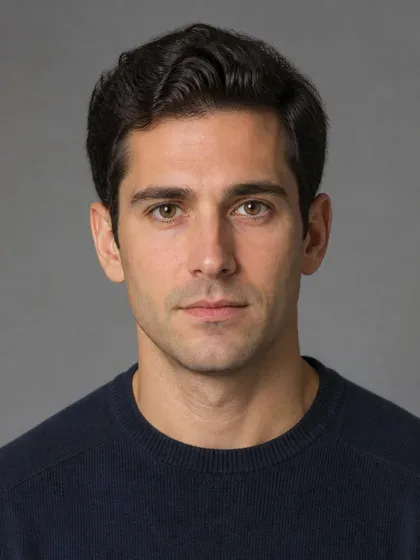 Portrait of a man in his thirties