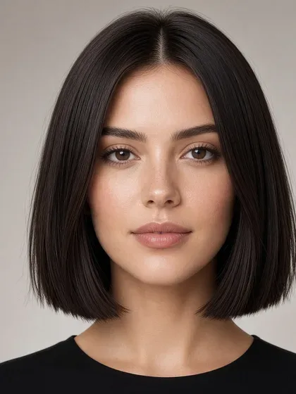 Blunt bob haircut for women