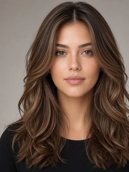 Soft layers hairstyle for women