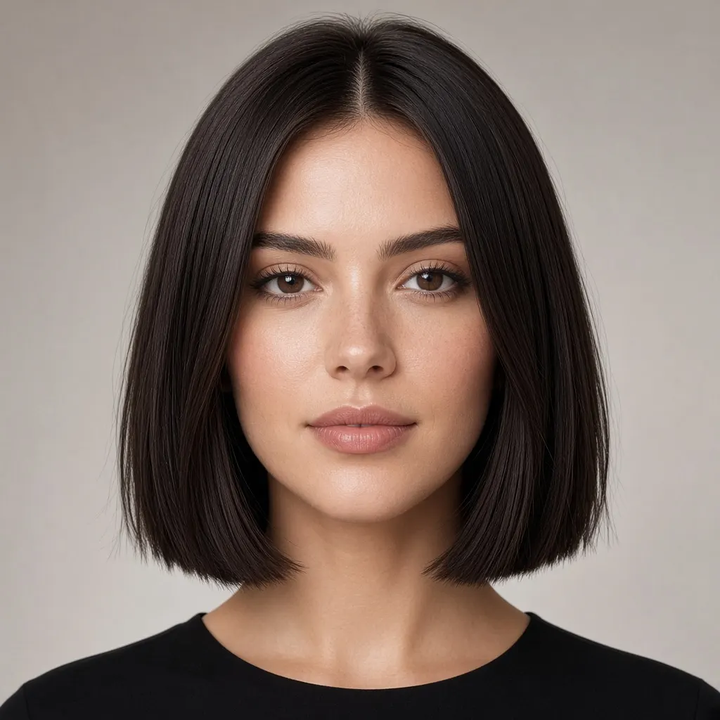 Blunt bob haircut for women