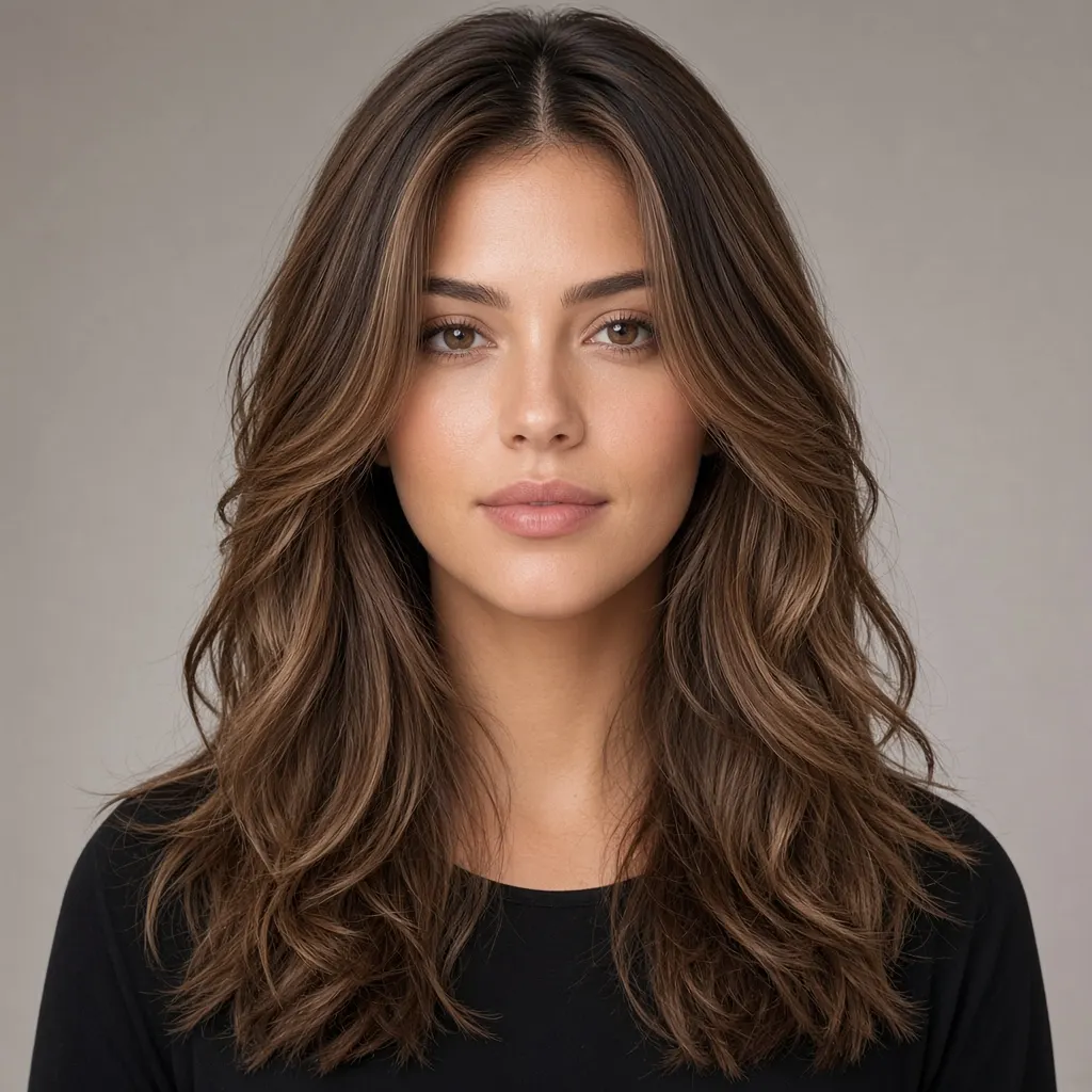 Soft layers hairstyle for women