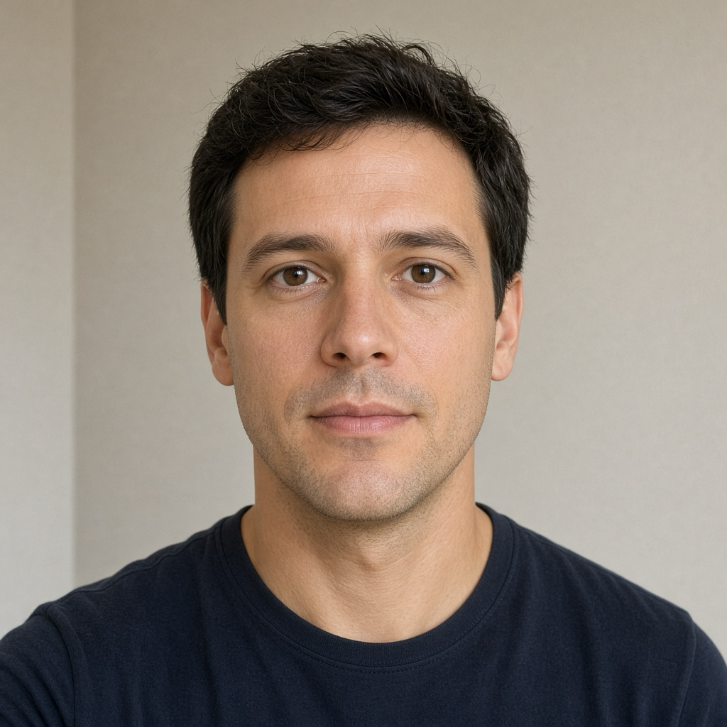 Clear front-facing selfie example