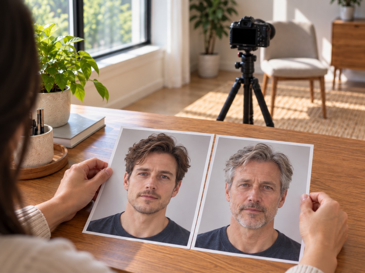 Comparing Eye Appearance Over Time Requires Similar Photo Conditions