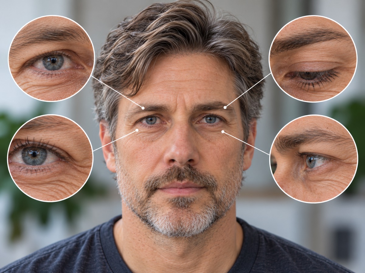 Multiple Features Determine Eye Shape