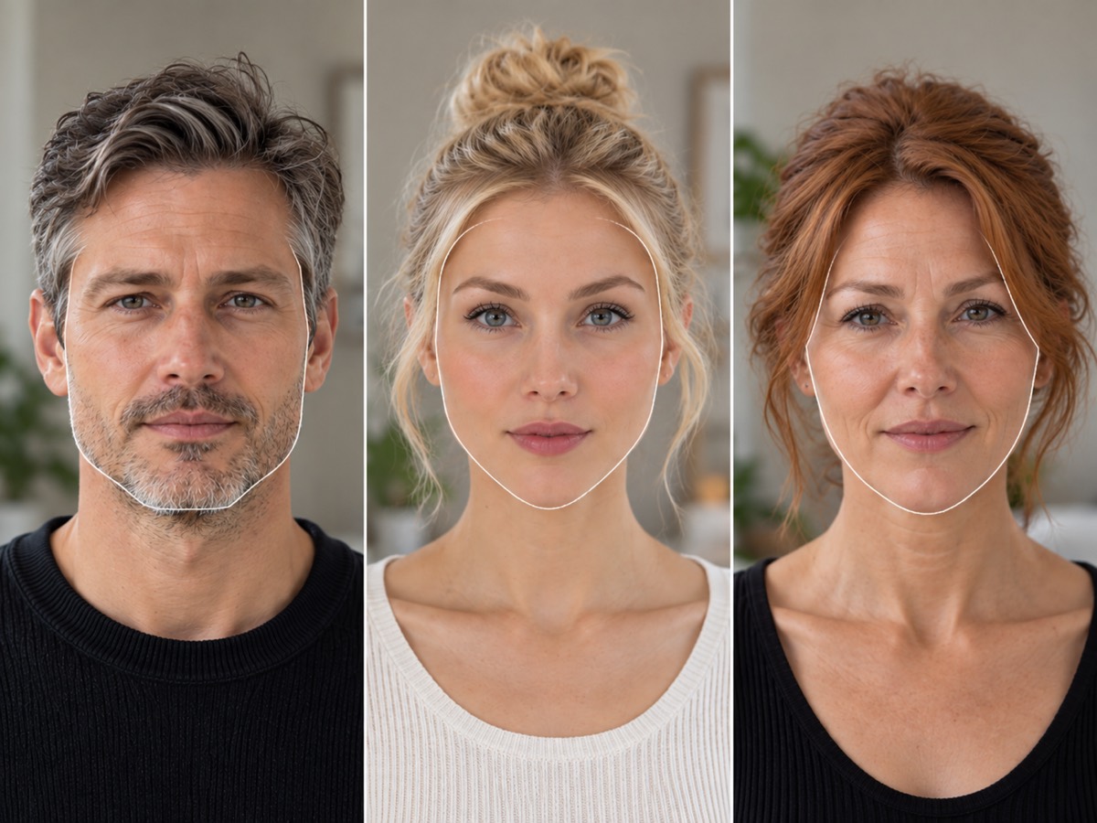 Face Shape Creates a Framework for Features