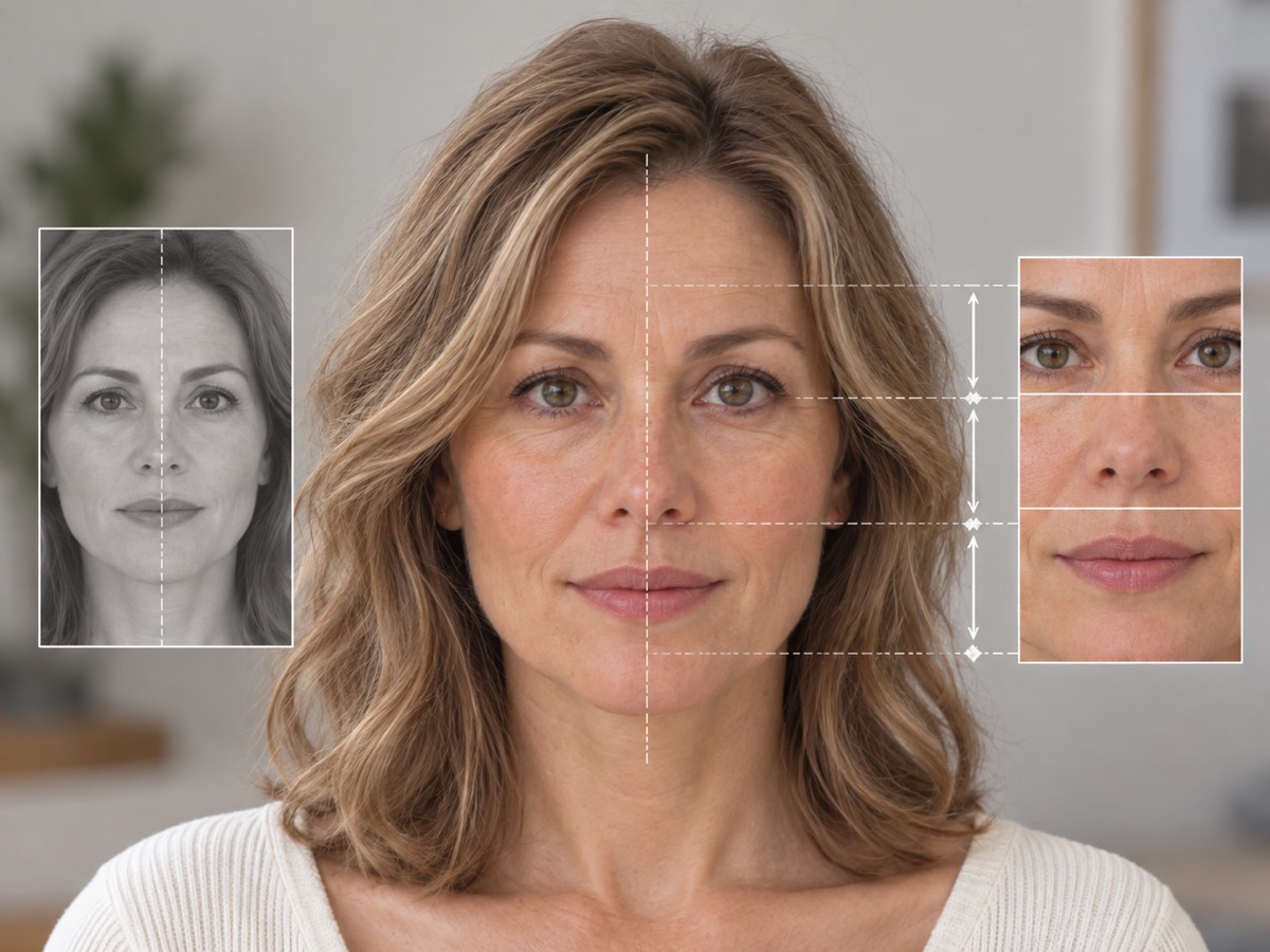 Symmetry and Facial Proportions Are Different